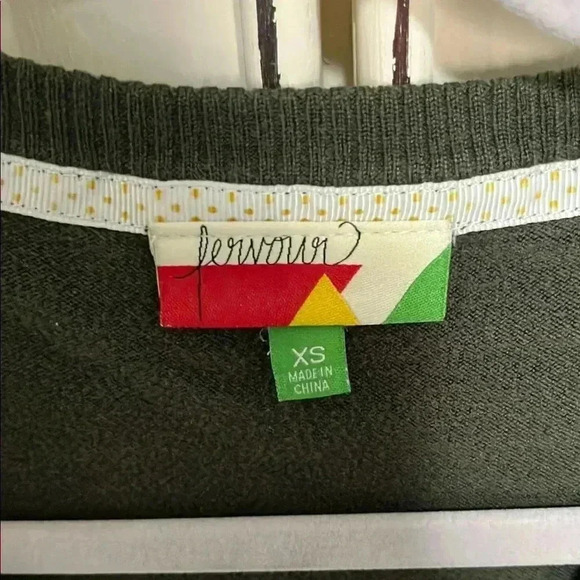 Fervour was Dark Green Cardigan - Picture 2 of 4